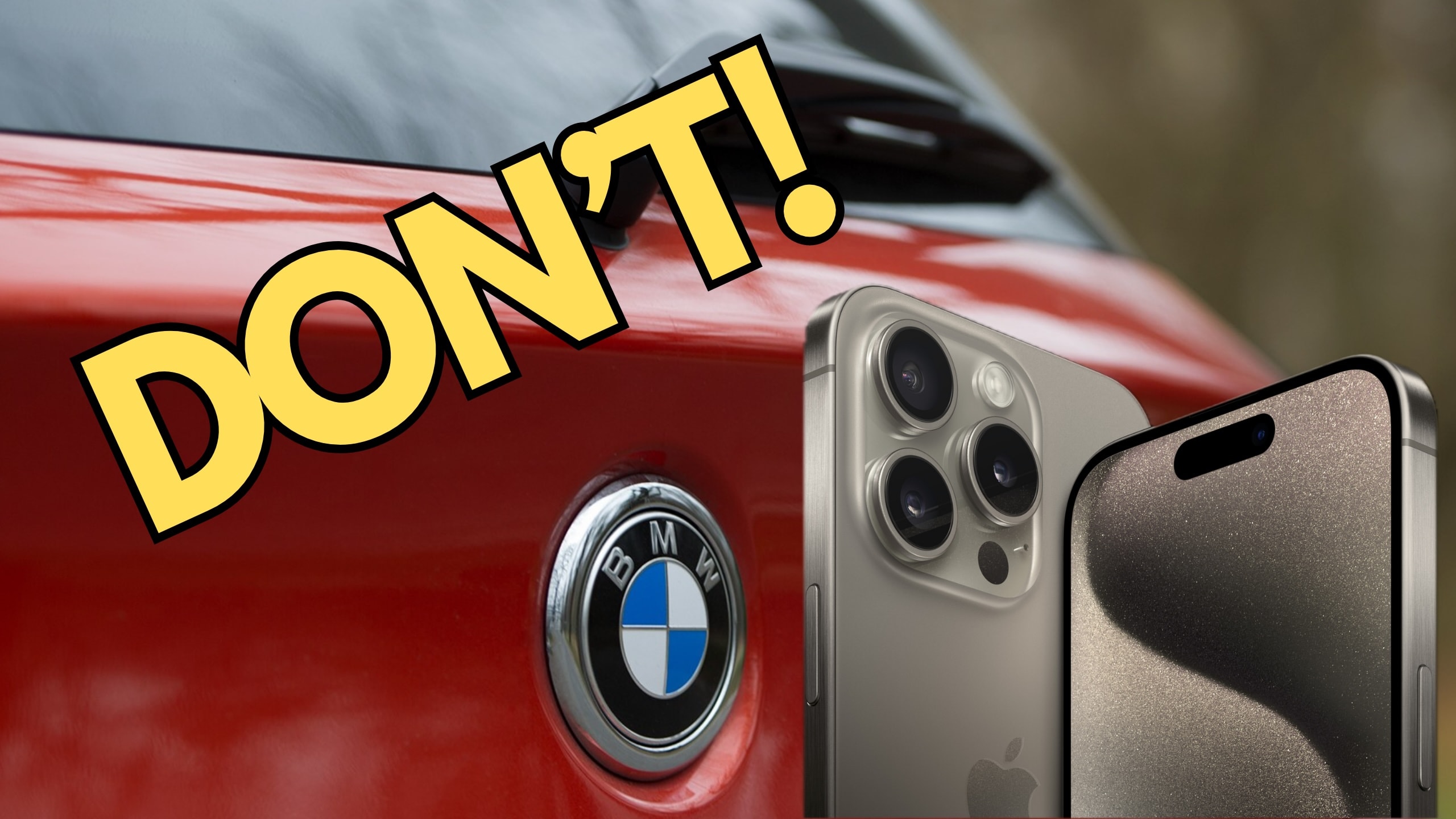 Apple confirma el problema del iPhone 15 con los coches de BMW