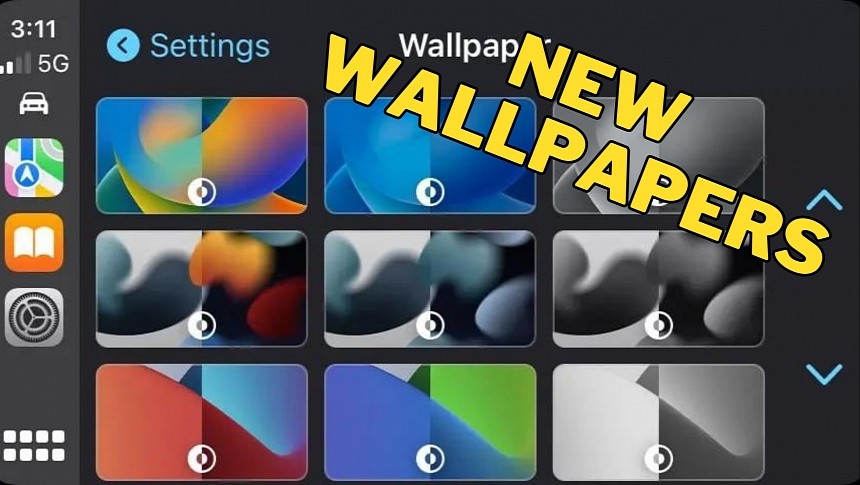 The new wallpapers currently available for devs