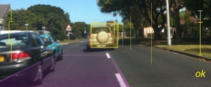 Augmented Driving app on iPhone