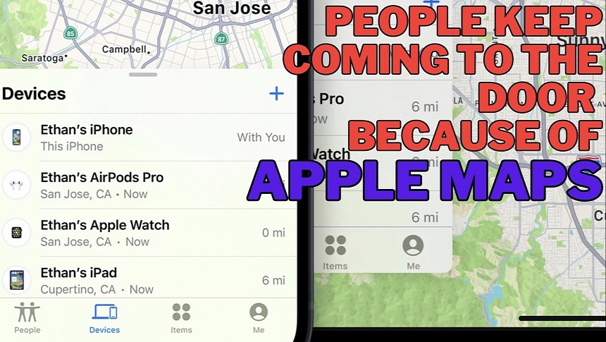 Apple Maps needs an emergency map data update
