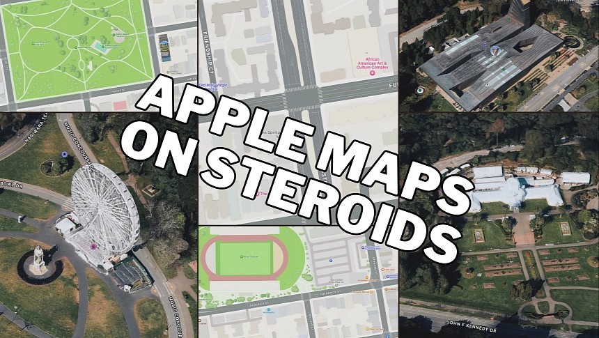 The new Apple Maps data