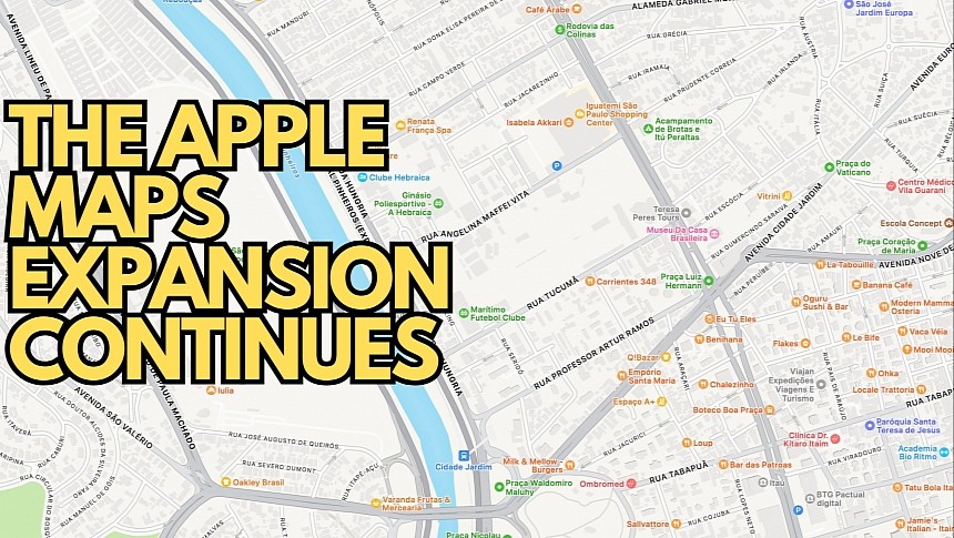 Apple keeps working on the Apple Maps expansion