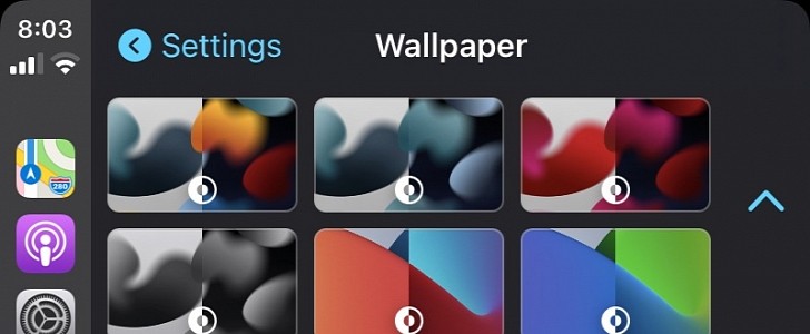 New CarPlay wallpapers coming in iOS 15