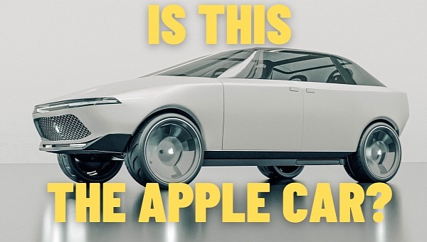 Apple Car rendering