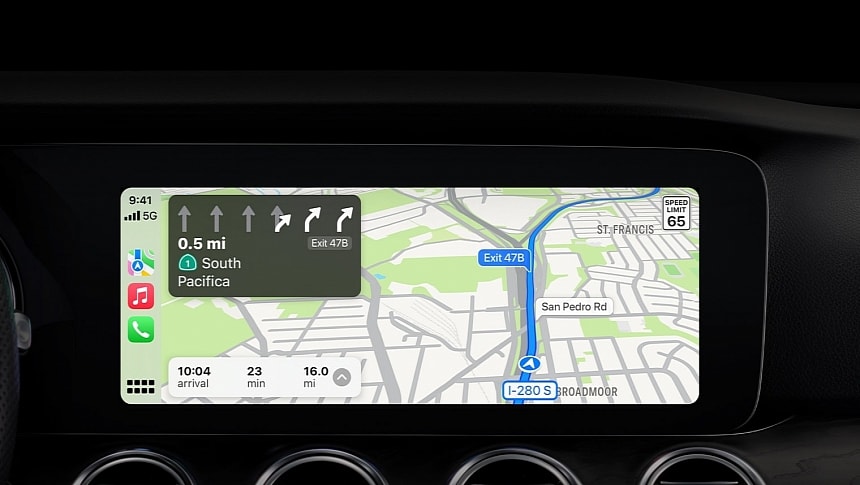 Mapas de Apple en CarPlay