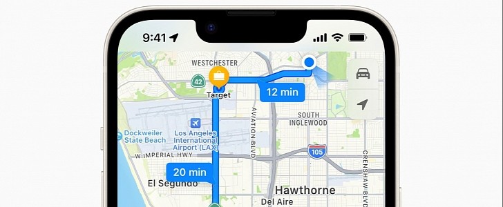 Compatibilidad con varias paradas de Apple Maps