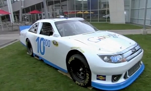 April Fools: Google Autonomous NASCAR Racer