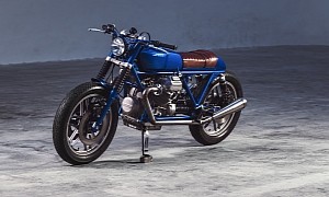 Aptly-Named Moto Guzzi 1000SP All Blue Is Stunning Beyond Comprehension
