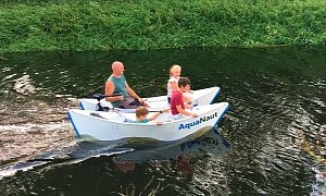 AquaNaut 270, the Foldable, Lightweight and Indestructible Electric Boat