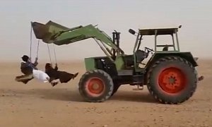 Arab Drifting? No, This Is Arab Swing, with a Tractor