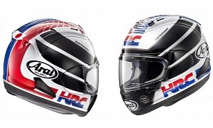 Arai Delivers the RX-7V HRC Limited Edition Helmet for Honda Fans