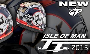 Arai RX7 GP Isle of Man TT 2015 Limited Edition Helmet Revealed, Pre-Order Price Announced