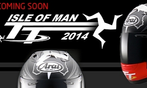 Arai Unveils Isle of Man TT 2014 Official Helmet