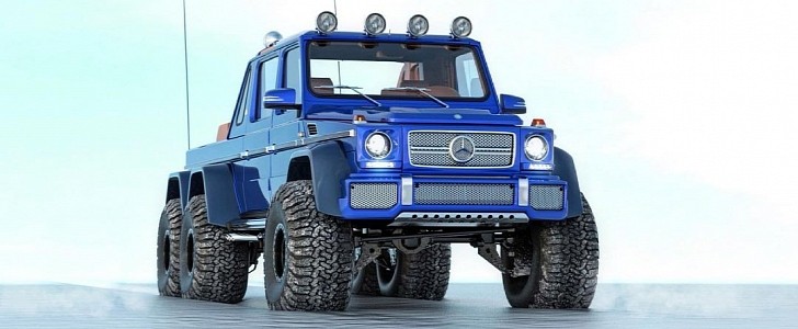 Arctic Trucks Mercedes-Maybach G 650 Landaulet 6x6 rendering by Abimelec Arellano 