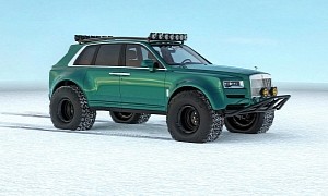 Arctic Trucks Rolls-Royce Cullinan Expedition Vehicle Rendered With Portal Axles