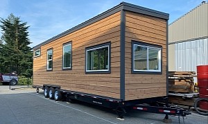 Arden Tiny Home Is Trailer Living Perfection: Includes Artwork Accents and a Double Loft
