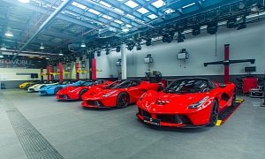 5 LaFerraris, 2 Porsche 918s and 2 McLaren P1s Meet at Shanghai Supercar Club