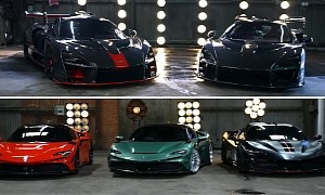 Are Three Fully Modified Ferrari SF90s Better Than Twin-Exposed Carbon Sennas?