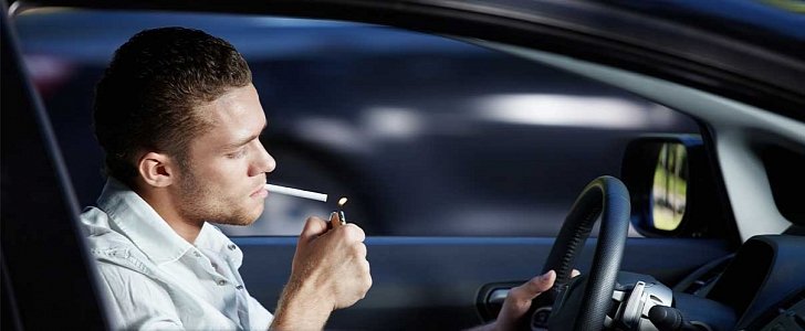 Some say smoking and driving mix together very well