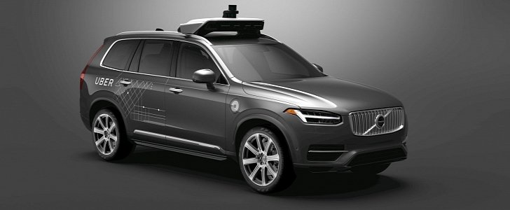 Uber's Volvo XC90 self-driving car