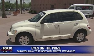 Arizona Student Gets a Chrysler For Perfect Attendance