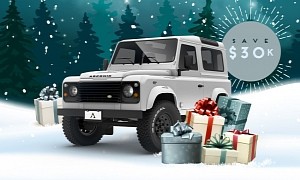 Arkonik Takes the Spirit of Christmas to Custom Defender Levels From $90k