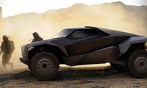 Armored Buggy Hunter MK-200 Is Ideal for Small Squad Military Strikes. Or Dune Riding