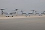 Army of Ospreys and Super Stallions Spin Their Blades at Once, Air Shakes in Awe