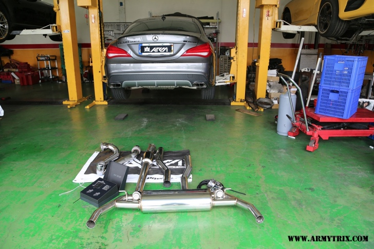 Armytrix Exhaust for Mercedes CLA 45 AMG