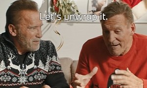 Arnold Schwarzenegger and Ralf Moeller Unbox the BMW Pegasus Toy, ASMR Style
