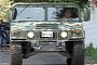 Arnold Schwarzenegger Drives His Green Hummer H1 to Lunch: It's Big and Eco