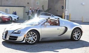 Arnold Schwarzenegger Seen Driving His Bugatti Veyron