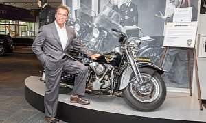 Arnold Schwarzenegger Visits Ohio State Highway Patrol Museum: Oldies, but Goldies