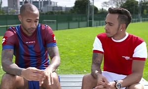 Arsenal’s Legend Thierry Henry and Lewis Hamilton Discuss About Being a Champ