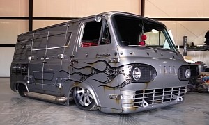 850-HP Father and Son 1961 Ford Econoline Is a Genuine Neck Snapping Machine