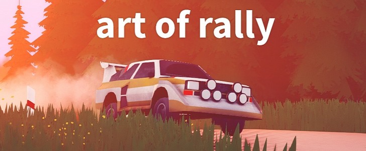 art of rally title screen