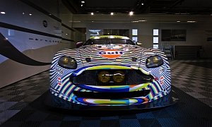 Artist Creates Le Mans Vantage GTE Art Car, It Makes Us Dizzy