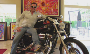 Artist Creates Million Dollar Cosmic Starship Harley-Davidson