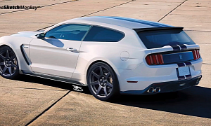 Artist Imagines Ford Mustang GT350 Wagon and It's Just Perfect