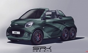 Artist Makes 6x6 smart fortwo Pickup Truck Because... Well, We Challenged Him To
