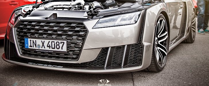Artistic Photos of Audi TT Clubsport Show Hidden Design Potential