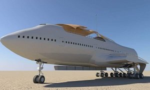Artists Chop a 747 Jumbo Jet to Create Art Car for Burning Man Festival