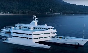 Asian Millionaire’s Award-Winning Superyacht Flaunts a Unique Asymmetric Design