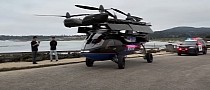 Aska 5 Flying Car Got Pulled Over by Police Who Had No Idea What It Was