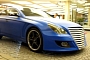 ASMA Design Mercedes CLS in Matte Blue