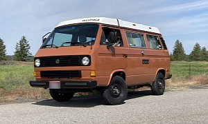 Assuan Brown VW Vanagon Westfalia Has a Surprising Engine Swap, Sells With No Reserve