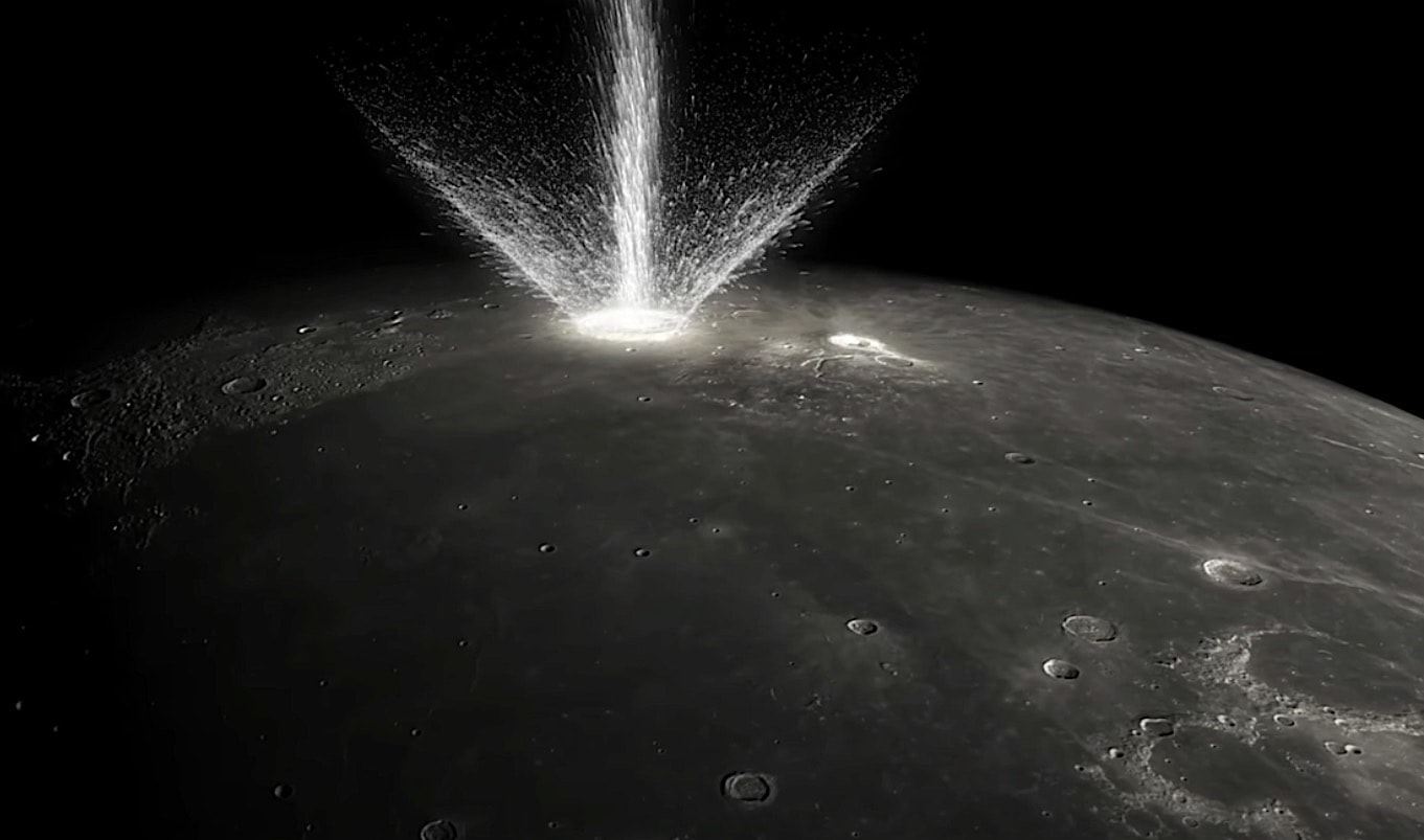 Asteroids Hitting the Moon Is Not Something We’d Like to See for Real
