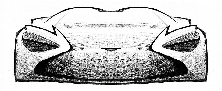 Aston Martin DBS GT Zagato sketch