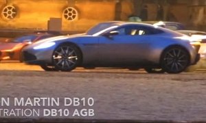 Aston Martin DB10 Filmed on the Set of James Bond’s Upcoming Movie: Spectre