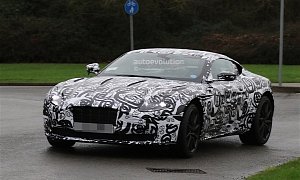 2017 Aston Martin DB11 Spied Again, Looks Cool Even with Camouflage